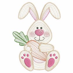 Rippled Little Bunny 01(Sm) machine embroidery designs