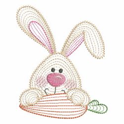 Rippled Little Bunny 02(Md) machine embroidery designs