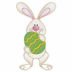 Rippled Little Bunny 03(Lg) machine embroidery designs