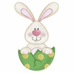 Rippled Little Bunny 04(Md) machine embroidery designs