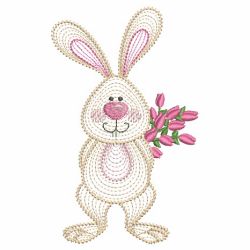 Rippled Little Bunny 09(Lg) machine embroidery designs