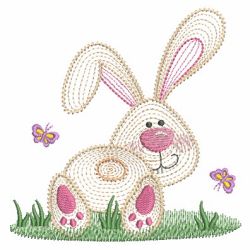 Rippled Little Bunny 10(Md) machine embroidery designs
