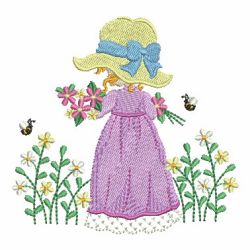 Spring Sunbonnet Sue machine embroidery designs