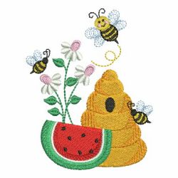 Flowers And Bees 10 machine embroidery designs