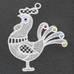 FSL Crystal Rooster 02 machine embroidery designs