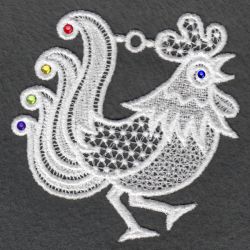 FSL Crystal Rooster 04 machine embroidery designs