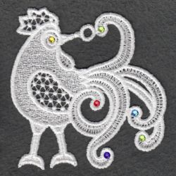 FSL Crystal Rooster 07 machine embroidery designs