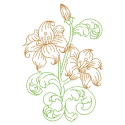 Vintage Baroque Blossoms 02(Lg) machine embroidery designs