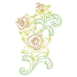 Vintage Baroque Blossoms 03(Lg) machine embroidery designs