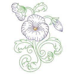 Vintage Baroque Blossoms 05(Sm) machine embroidery designs