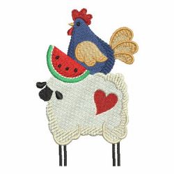 Country Chicken 2 05 machine embroidery designs