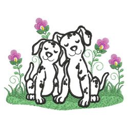 Best Friends Outline 09(Lg) machine embroidery designs