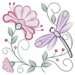 Rippled Dragonflies 4 02(Lg) machine embroidery designs