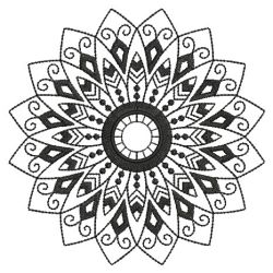 Blackwork Quilt Pattern 07(Sm)
