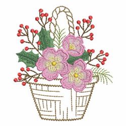 Baskets Of Blooms 06(Lg) machine embroidery designs