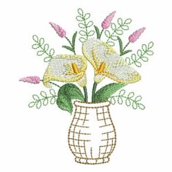 Baskets Of Blooms 11(Sm) machine embroidery designs