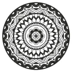 Blackwork Quilt Pattern 2 06(Sm) machine embroidery designs