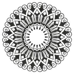 Blackwork Quilt Pattern 2 09(Sm)