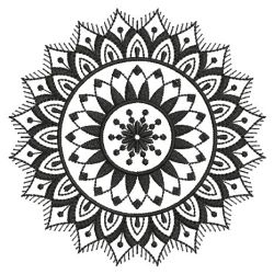 Blackwork Quilt Pattern 2 10(Sm) machine embroidery designs