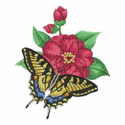 Butterfly Blooms 03 machine embroidery designs