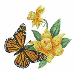 Butterfly Blooms 05 machine embroidery designs