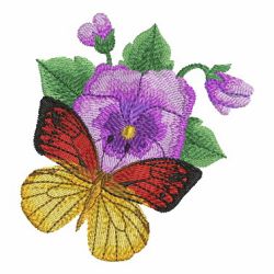 Butterfly Blooms 07 machine embroidery designs