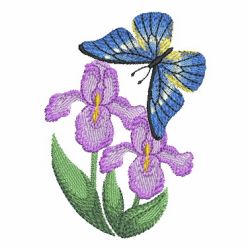 Butterfly Blooms 08 machine embroidery designs