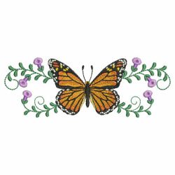 Butterfly Blooms Border 04 machine embroidery designs