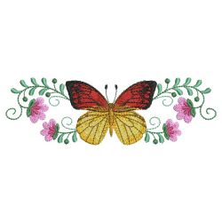 Butterfly Blooms Border 08 machine embroidery designs