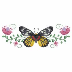 Butterfly Blooms Border 10 machine embroidery designs