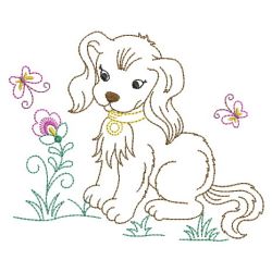 Vintage Baby Animals 2 09(Md) machine embroidery designs
