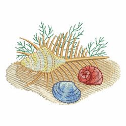 Seashells 4 09 machine embroidery designs