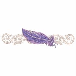 Baroque Feathers 02(Lg) machine embroidery designs