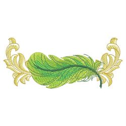 Baroque Feathers 04(Lg) machine embroidery designs
