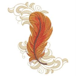 Baroque Feathers 06(Md) machine embroidery designs