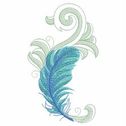 Baroque Feathers 08(Lg) machine embroidery designs