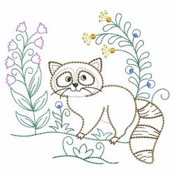 Vintage Forest Animals 04(Md) machine embroidery designs