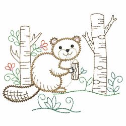 Vintage Forest Animals 12(Md) machine embroidery designs