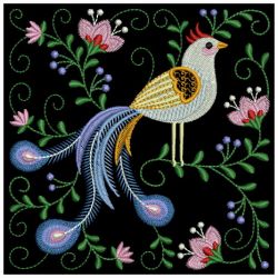 Decorative Birds 06(Md) machine embroidery designs