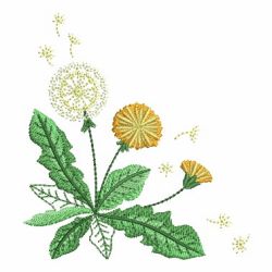 Dandelion 02 machine embroidery designs