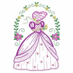 Belle In Garden 08(Lg) machine embroidery designs