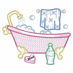 Bath Scene 04(Md) machine embroidery designs