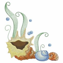 Seashells 5 05(Sm) machine embroidery designs