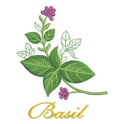 Kitchen Herbs 01 machine embroidery designs