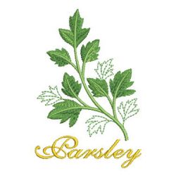 Kitchen Herbs 02 machine embroidery designs