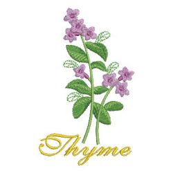 Kitchen Herbs 03 machine embroidery designs