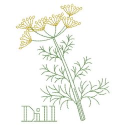 Vintage Kitchen Herbs 06(Sm) machine embroidery designs