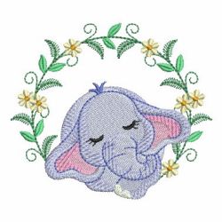 Sleepy Animals 04 machine embroidery designs