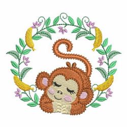 Sleepy Animals 06 machine embroidery designs