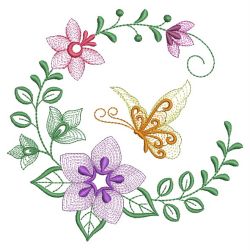All Around Blooms 06(Md) machine embroidery designs